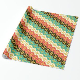 japan kimono pattern pillow wrapping paper