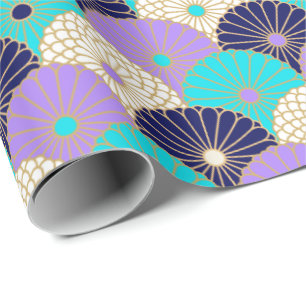 japan kimono pattern pillow wrapping paper