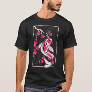 Japan Koi  Japanese Fish Cherry Blossom 11 T-Shirt