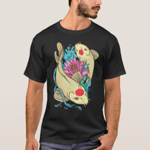 Japan Koi  Japanese Fish Cherry Blossom 76 T-Shirt
