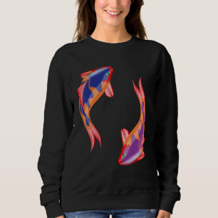 Japan Koi Japanese Fish Cherry Blossom 80 Sweatshirt