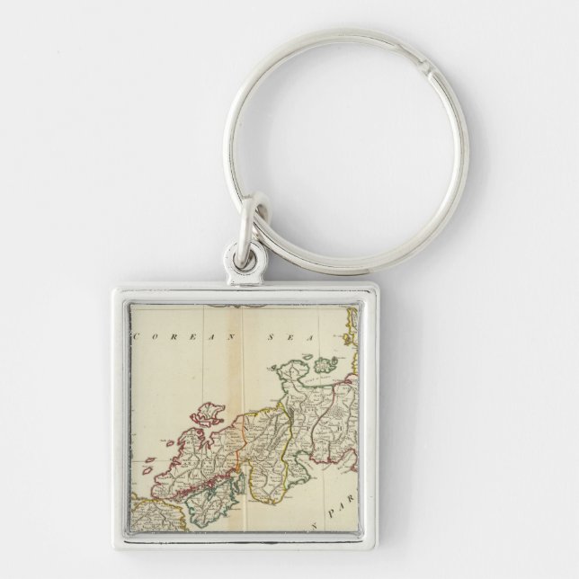 Japan, Korea Key Ring (Front)