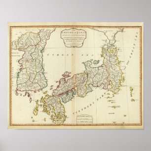 Japan, Korea Poster