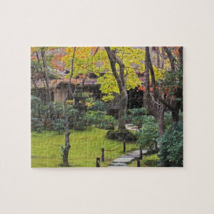 Japan, Kyoto, Arashiyama, Okochi Sanso Jigsaw Puzzle