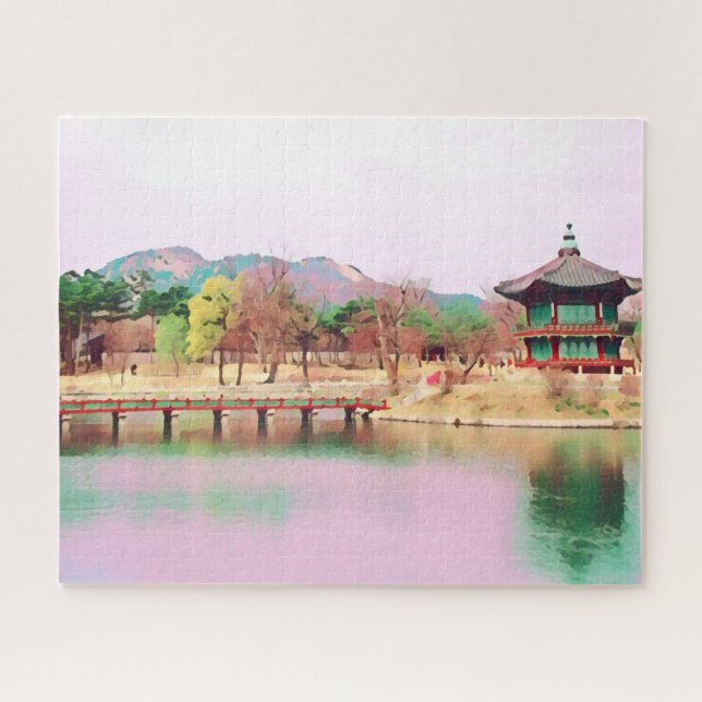 Japan Kyoto beautiful  landscape challenging Jigsaw Puzzle (Horizontal)