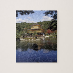 Japan, Kyoto, Golden Pavilion, Zen Temple Jigsaw Puzzle