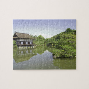 Japan, Kyoto, Japanese Garden of Heian Shrine 2 Jigsaw Puzzle
