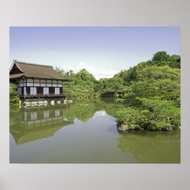 Japan, Kyoto, Japanese Garden of Heian Shrine 2 Poster (Front)