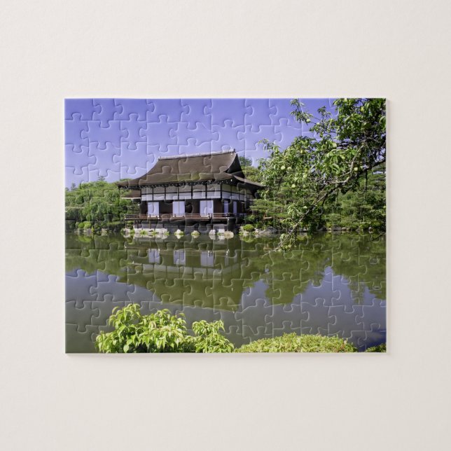 Japan, Kyoto, Japanese Garden of Heian Shrine Jigsaw Puzzle (Horizontal)