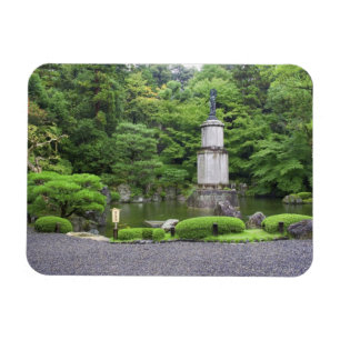 Japan, Kyoto, Scilent Stone Garden Magnet