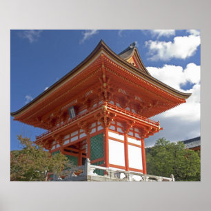 Japan, Kyoto, Soaring Gate of Temple Poster