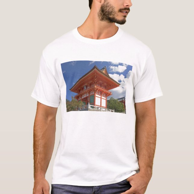 Japan, Kyoto, Soaring Gate of Temple T-Shirt (Front)