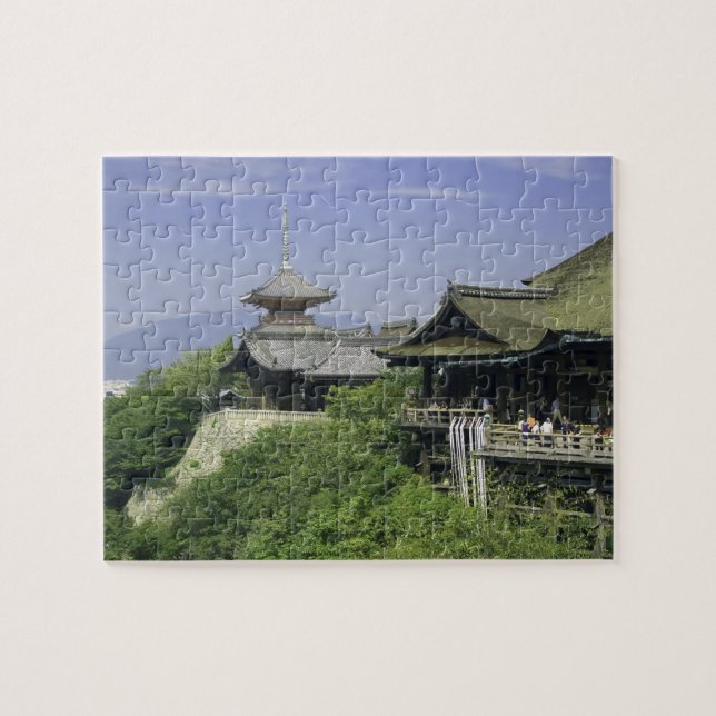 Japan, Kyoto, The View from Kiyomizu Temple Jigsaw Puzzle (Horizontal)