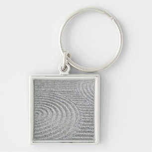 Japan, Kyoto, Tofukuji Temple, Pattern in Sand Key Ring