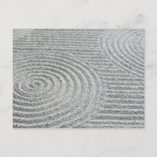 Japan, Kyoto, Tofukuji Temple, Pattern in Sand Postcard