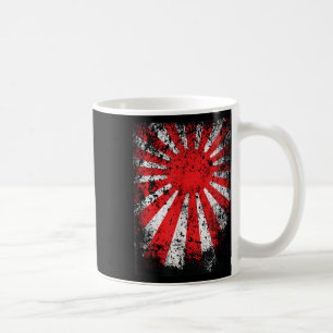 Japan Land Of The Rising Sun Nippon Samurai War Fl Coffee Mug