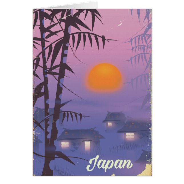 Japan landscape setting sun (Front)