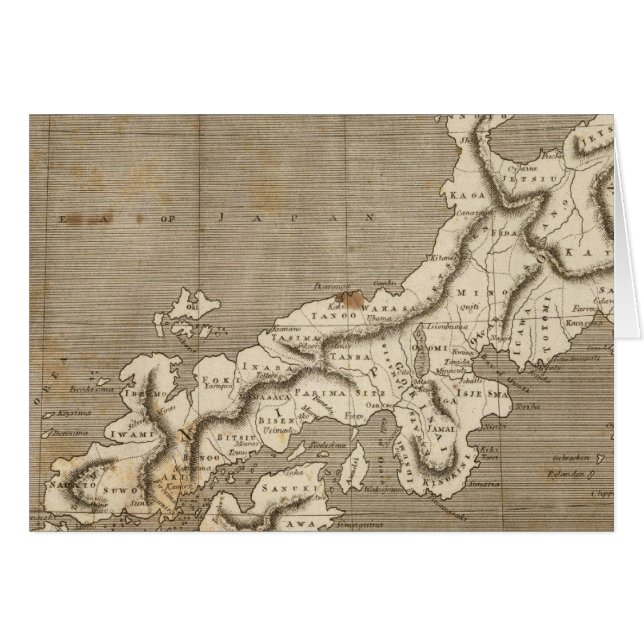 Japan Map by Arrowsmith (Front Horizontal)