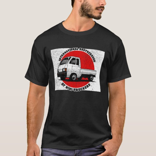 Japan Mini Truck Kei Car 4wd Off Road Dad Truck Me T-Shirt (Front)