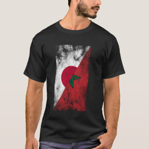 Japan Morocco Flags - Japanese Moroccan T-Shirt