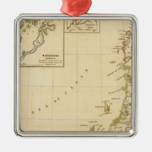 Japan, Nagasaki Metal Tree Decoration