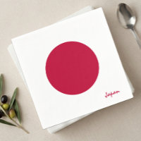 Japan Napkins, Japanese Flag party / sports