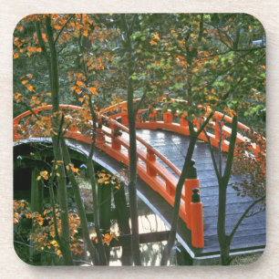 Japan, Nara Pref., Nara. The Royal Bridge glows Coaster