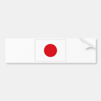 Japan National Flag Bumper Sticker