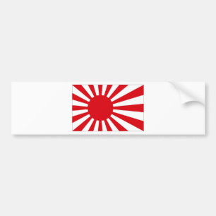 Japan Naval Ensign Bumper Sticker