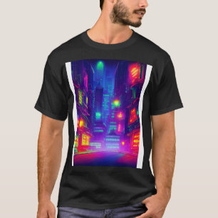 Japan Neon City Lights 19 T-Shirt