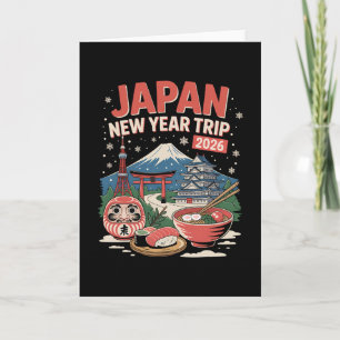 Japan New Year Trip 2026 Winter Fuji Tokyo Osaka T Card