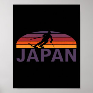 Japan Niseko Hokkaido Island Ski Resort Snowboardi Poster