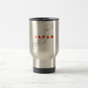 Japan Outline Map Travel Mug