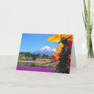 Japan past and present card
