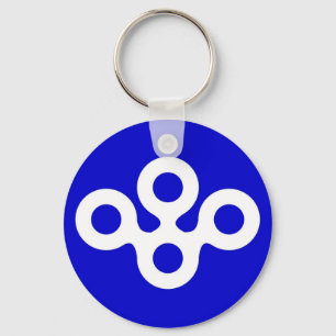 japan prefecture region flag district osaka county key ring