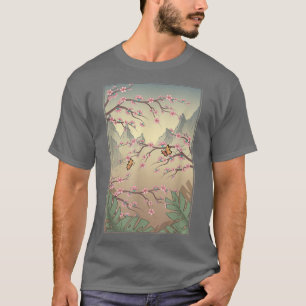 Japan Pretty Flower Japanese Pink Sakura Cherry Bl T-Shirt