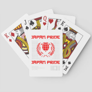 Japan Pride for Japanese Cultural Lover Playing Cards