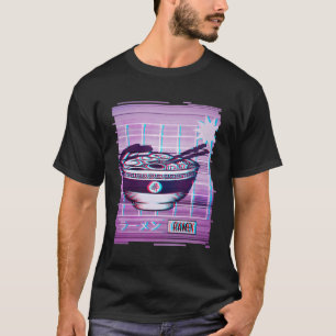 Japan Ramen Vaporwave Aesthetic Art T-Shirt
