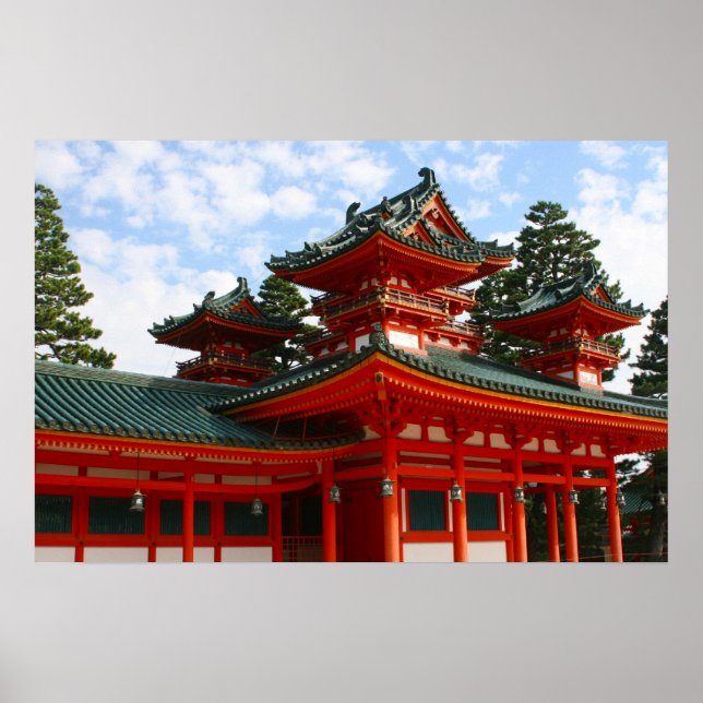 japan red shrine poster (Front)