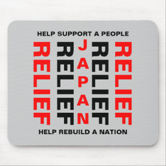 JAPAN RELIEF HELP SUPPORT A PEOPLE... MOUSE MAT