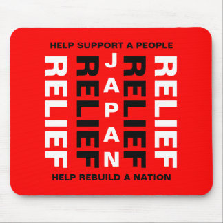 JAPAN RELIEF HELP SUPPORT A PEOPLE... MOUSE MAT