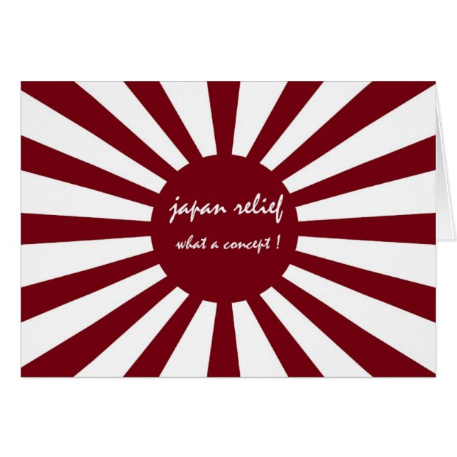 japan relief what a concept (Front Horizontal)