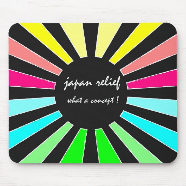 japan relief what a concept mouse mat (Front)