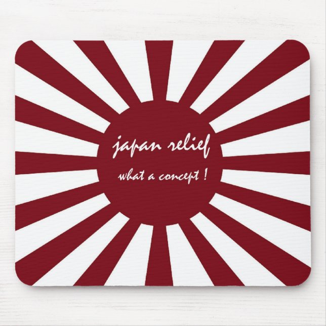 japan relief what a concept mouse mat (Front)