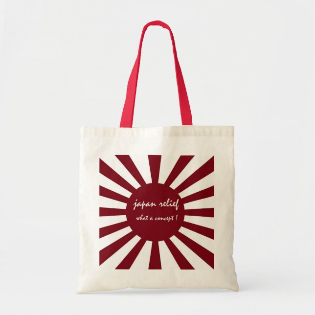 japan relief what a concept tote bag (Front)