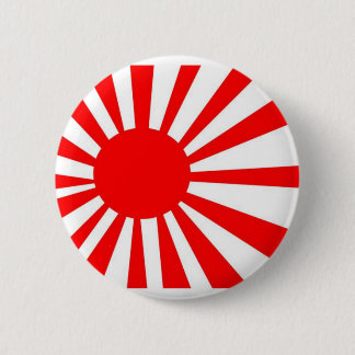 Japan Rising Sun Flag 6 Cm Round Badge
