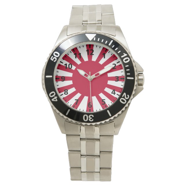 Japan Rising Sun Flag Watch (Front)