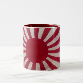 Japan Rising Sun -Mug- Style2 Two-Tone Coffee Mug