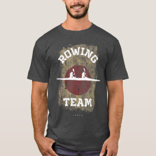 Japan Rowing Team Oarswoman Rower Girl Rowing T-Sh T-Shirt