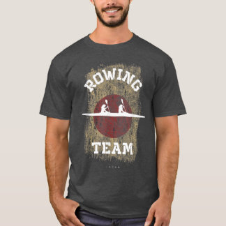Japan Rowing Team Oarswoman Rower Girl Rowing T-Sh T-Shirt